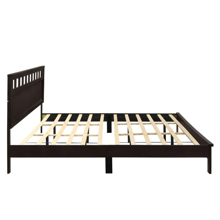 Queen Size Bed: Solid Wood Bed