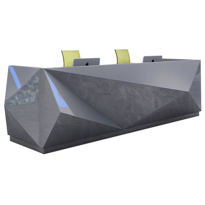 Reception Table: Diamond Shape Desk