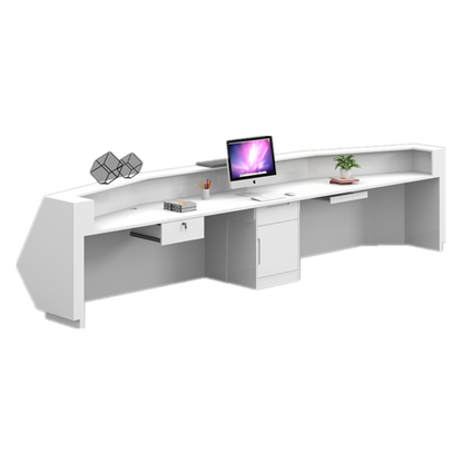 Reception Table: High Gloss Desk
