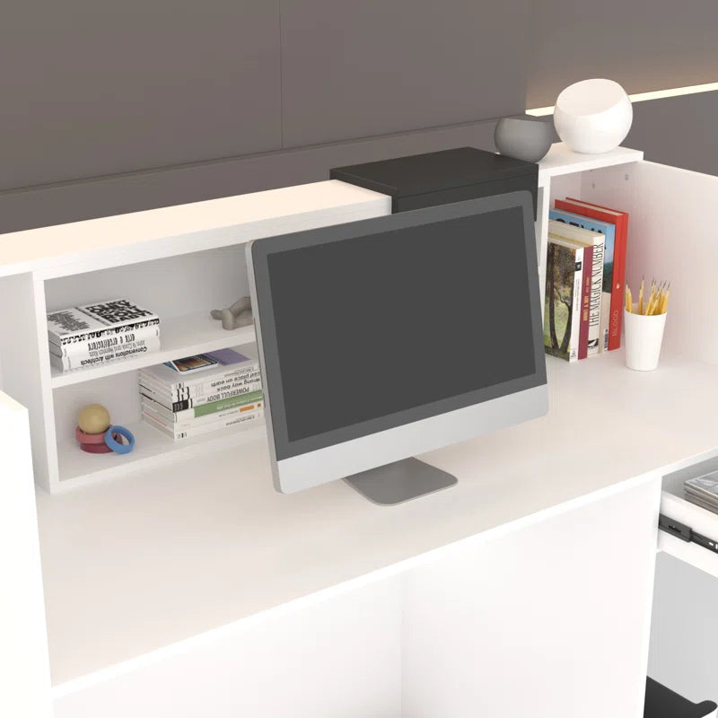 Reception Table: Modern Design Desk With Drawer