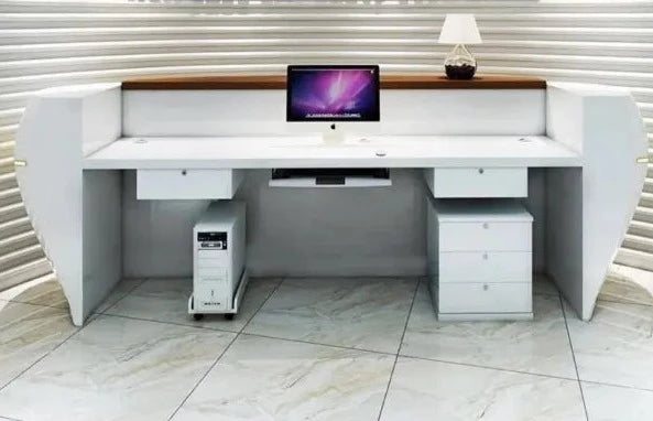 Reception Table: Modern Office Desk