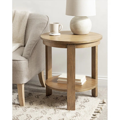 End Table: Round Living Room Side Table