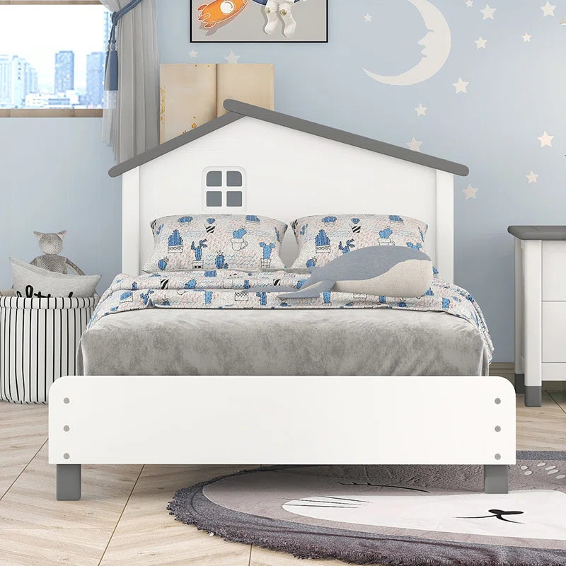 Single Bed: Kids Wooden Bed