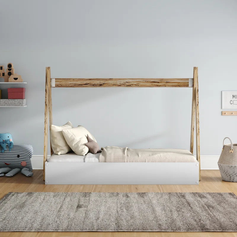 Single Bed: Latest Wooden Bed