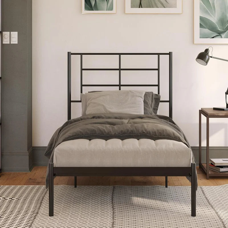 Single Bed: Metal Stylish Bed – GKW Retail