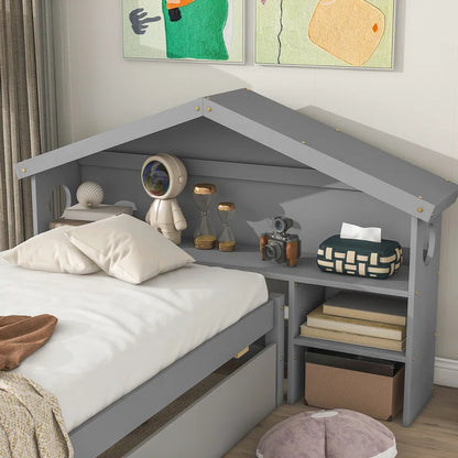 Single Bed: Storage Bed with Trundle