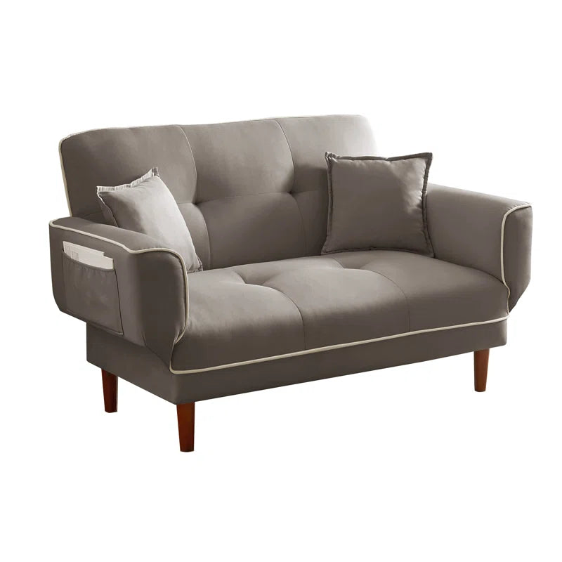 Sofa Bed: 23.9'' Upholstered Sofa Cum Bed