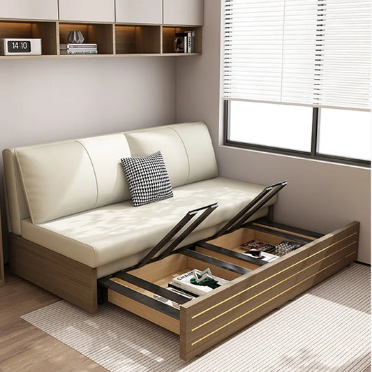 Sofa Bed: 40.15'' Upholstered Sleeper Sofa Cum Bed