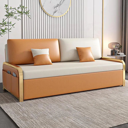 Sofa Bed: 41.33'' Upholstered Sleeper Sofa Cum Bed