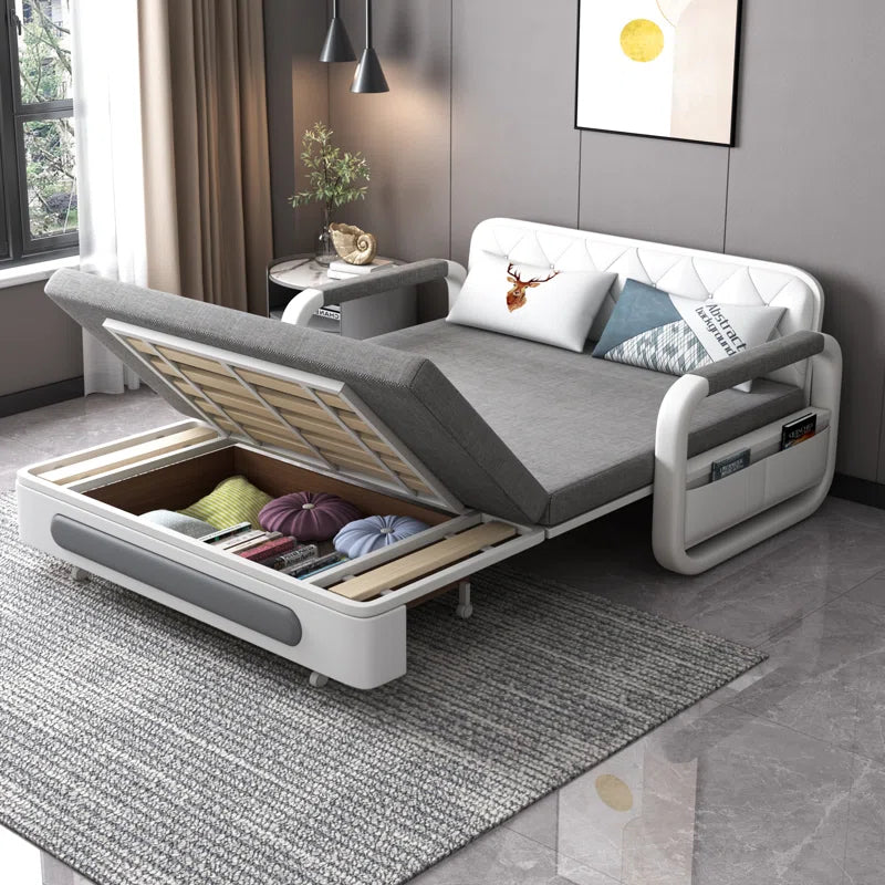 Sofa Bed: 50.3'' Upholstered Sofa Cum Bed