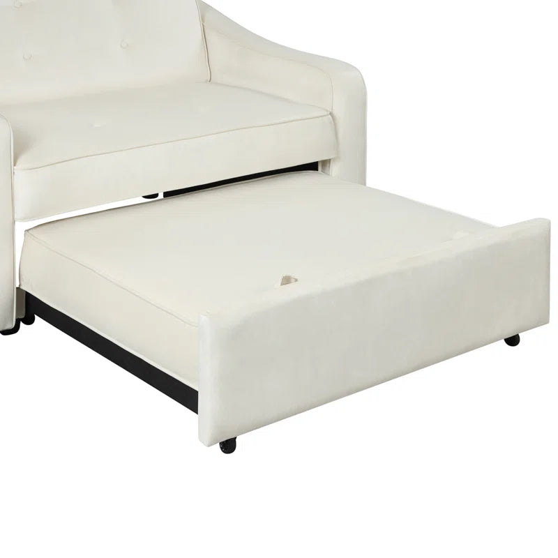 Sofa Bed: 50.6'' Upholstered Sofa Cum Bed