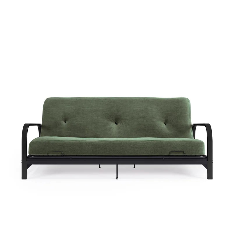 Sofa Bed: 77'' Upholstered Futon Sofa Cum Bed