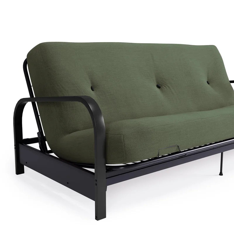 Sofa Bed: 77'' Upholstered Futon Sofa Cum Bed