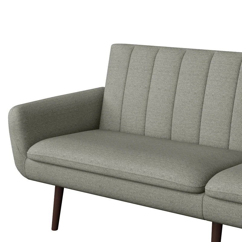 Sofa Bed: 81.25'' Upholstered Tufted Sofa Cum Bed