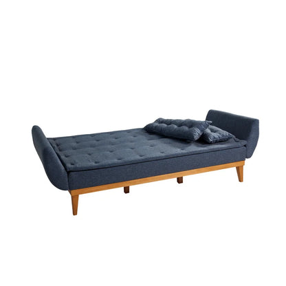 Sofa Bed: 85.43'' Upholstered Cushion Back Sofa Cum Bed