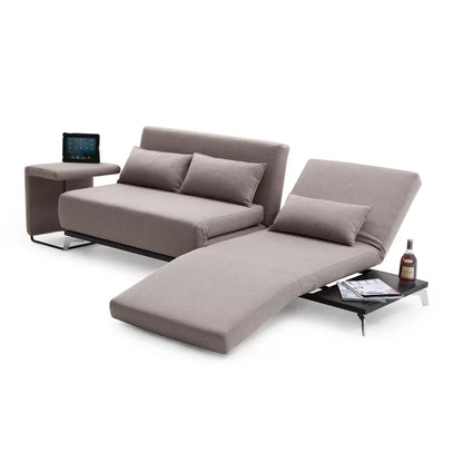 Sofa Bed: 90.9'' Upholstered Cushion Back Sofa Cum Bed