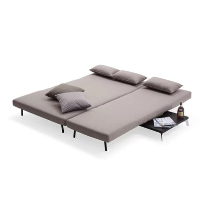 Sofa Bed: 90.9'' Upholstered Cushion Back Sofa Cum Bed