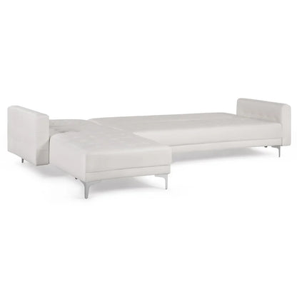 Sofa Bed: L Shape Sofa Cum Bed White