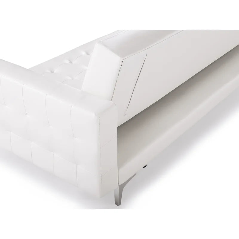 Sofa Bed: L Shape Sofa Cum Bed White