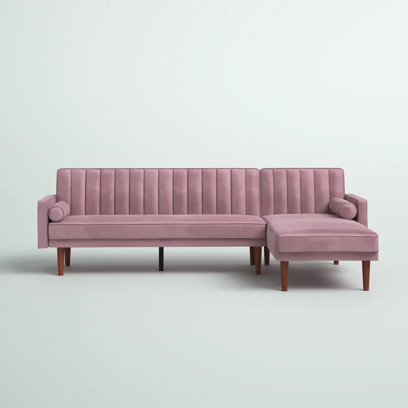 Sofa Bed: Modern Upholstered Sectional L Shape Sofa Cum Bed