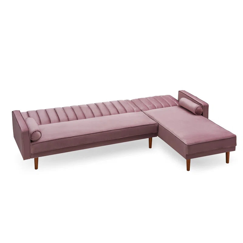 Sofa Bed: Modern Upholstered Sectional L Shape Sofa Cum Bed