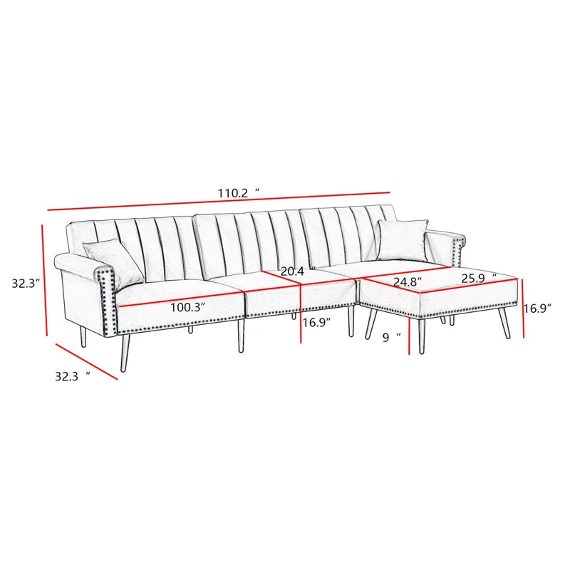 Sofa Bed: New L Shape Sofa Cum Bed