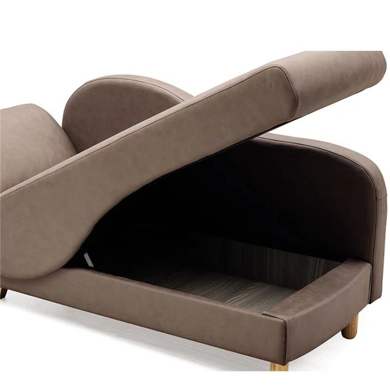 Sofa Bed: Upholstered Chaise Lounge Sofa Cum Bed
