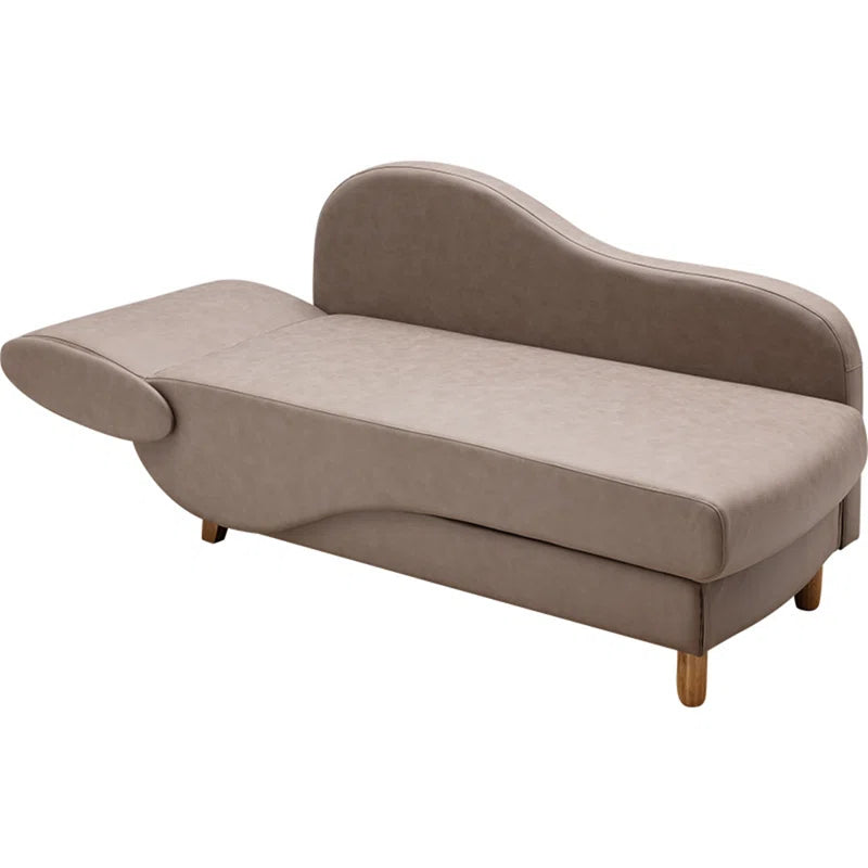 Sofa Bed: Upholstered Chaise Lounge Sofa Cum Bed