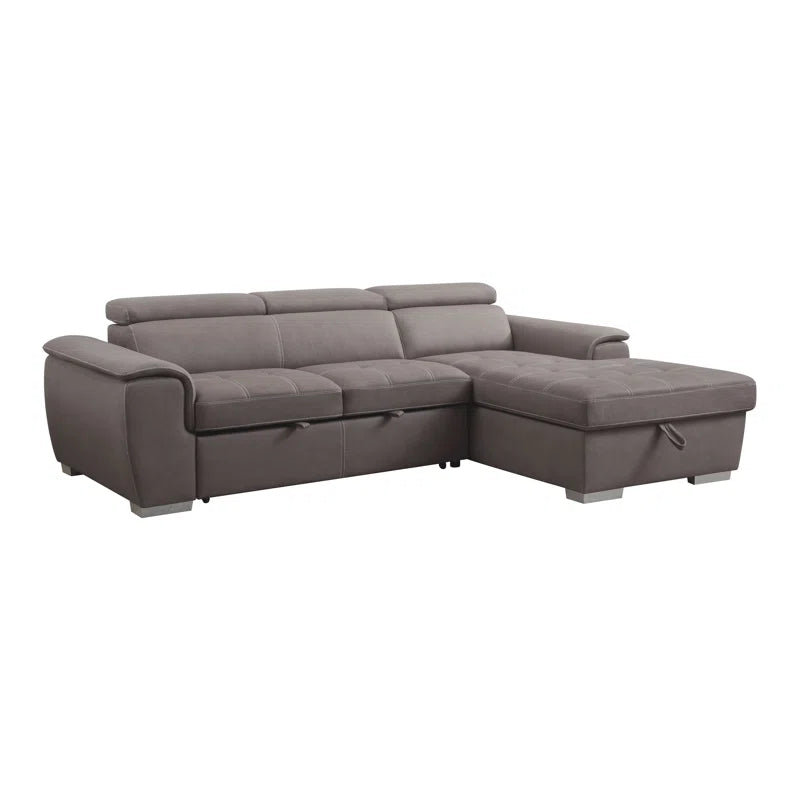 Sofa Bed: Upholstered Modern L Shape Sofa Cum Bed