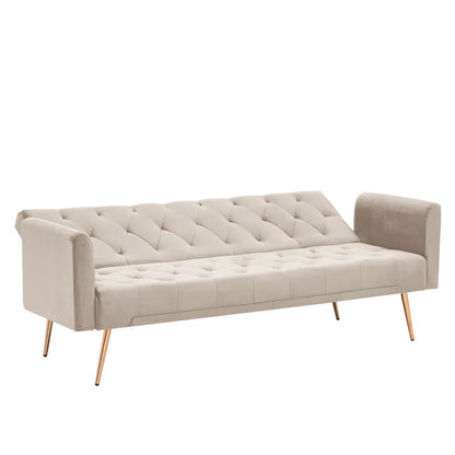 Sofa Cum Bed: 70.95'' Upholstered Sofa Bed