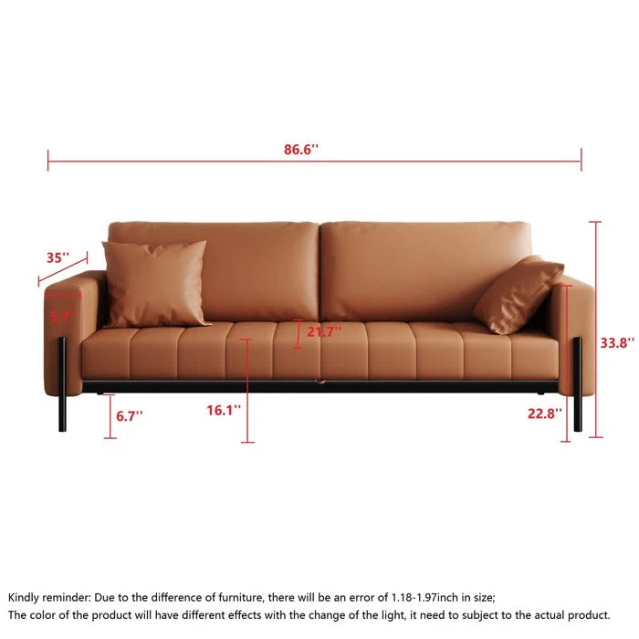 Sofa Cum Bed: Luxury Style Leather Sofa Bed