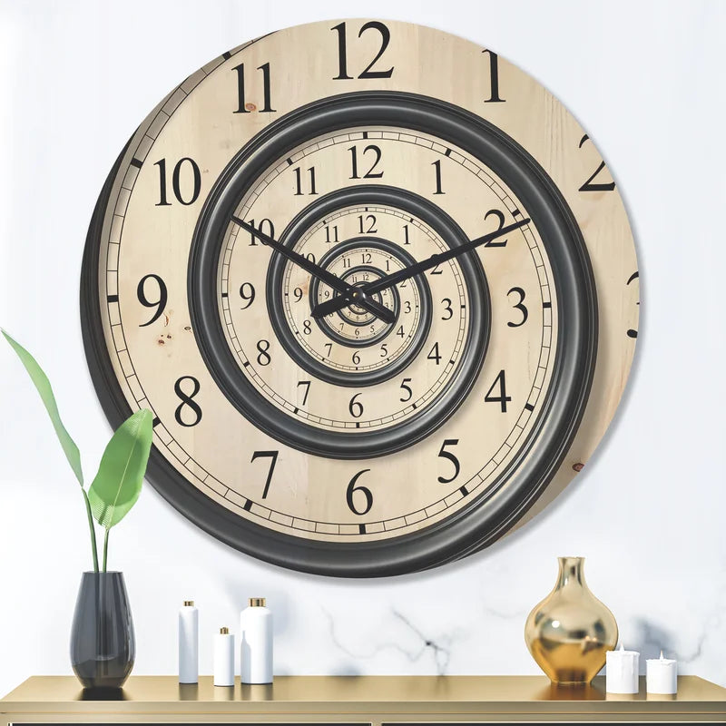 Wall Decor: Solid Wood Wall Clock – GKW Retail