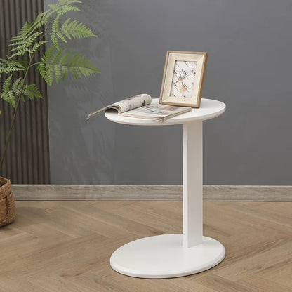 Side Tables: White End Table