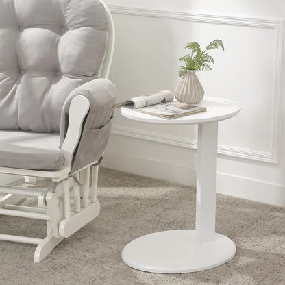 Side Tables: White End Table