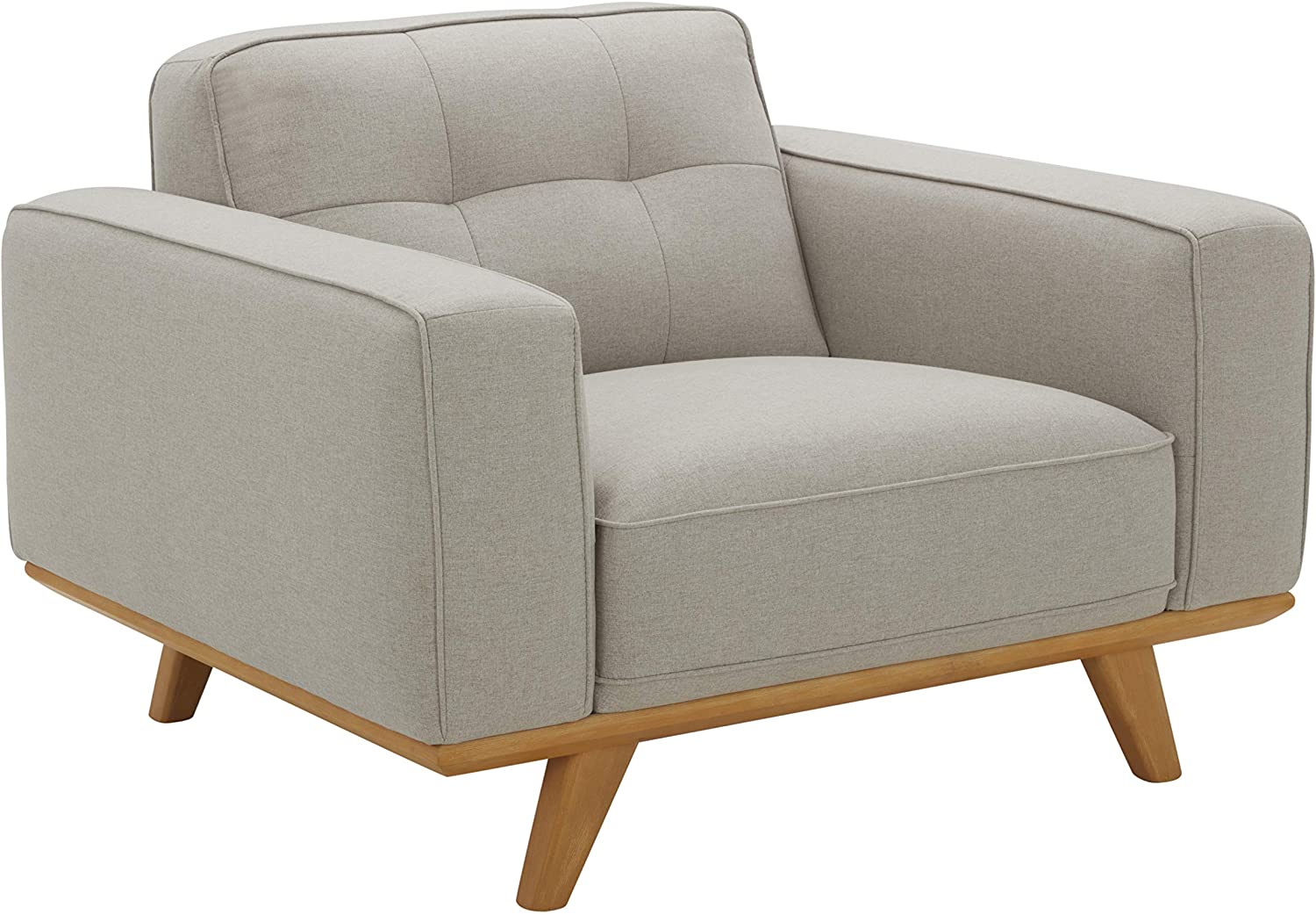 Sofa Chair : Modern Chair with Wood Base