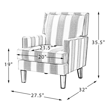 1 Seater Sofa Set : KIA 27.5'' Wide Armchair