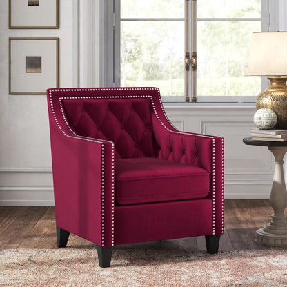 1 Seater Sofa Set : RIYA 29'' Wide Tufted Armchair