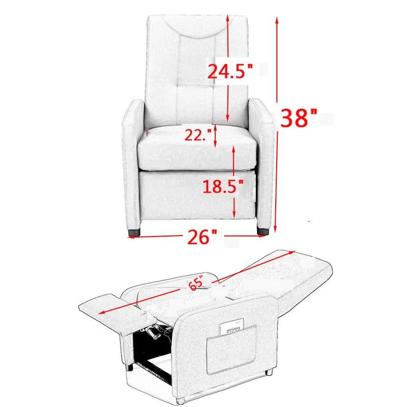 Office Sofa 26 Wide Convertible Sofa Chair GKW Retail