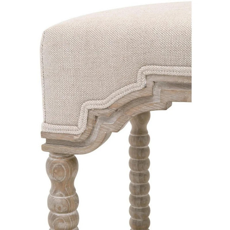 Seating Stool: 27'' Tall Solid Wood Accent Stool