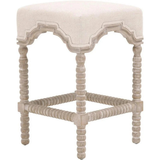 Seating Stool: 27'' Tall Solid Wood Accent Stool