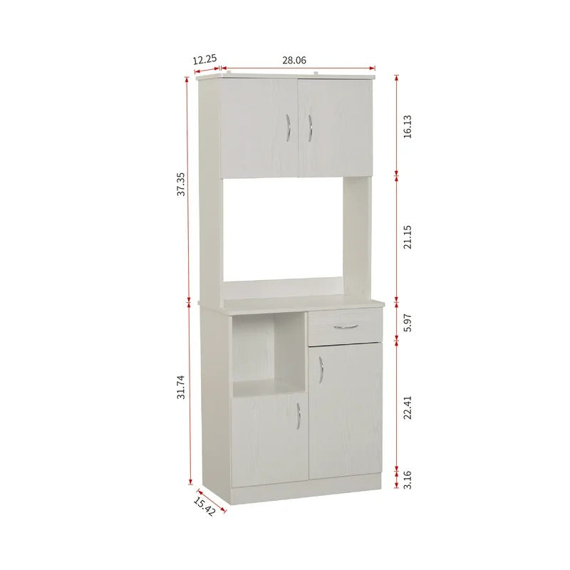 Hutch Cabinets: 28'' Wide Dining Hutch And Microwave Stands