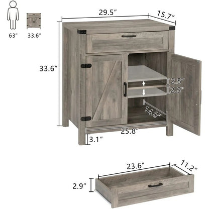 Hutch Cabinets: 29.5'' Wide Hutch Cabinet And Microwave Stands