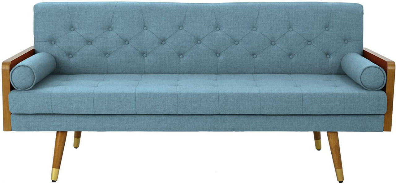 2 Seater Sofa : DEV Fabric Sofa(Blue)