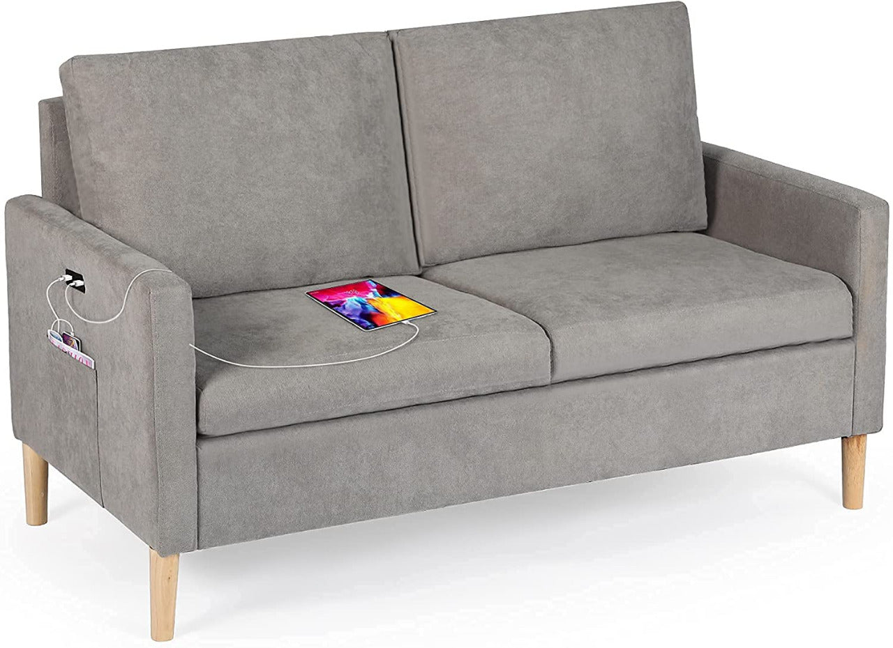 2 Seater Sofa : Fabric Love Seats Sofa