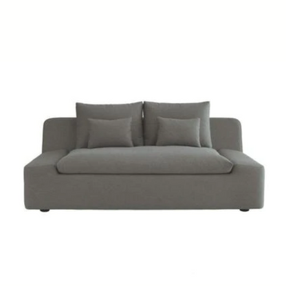 2 Seater Sofa :- Ultra Fabric Sofa Set (Charcoal)