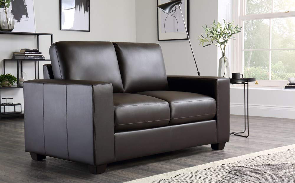 2 Seater Sofa Set:- Shreya Leather Sofa Set (Brown)- GKW Reatil! – GKW ...
