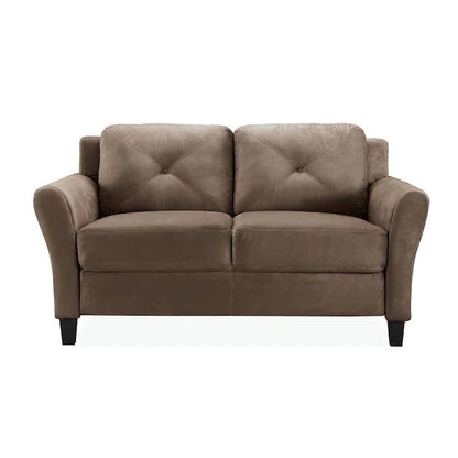 2 Seater Sofa : Brown Sofa Set