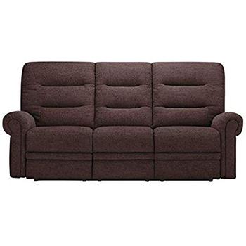 3 Seater Sofa Set:- Fabric Sofa Set (Chestnut Brown)