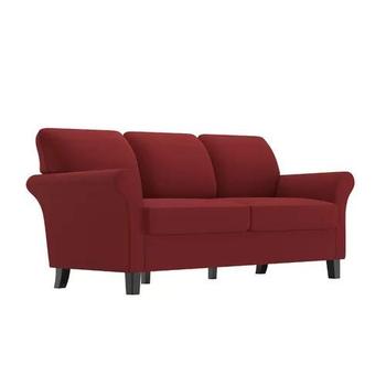 3 Seater Sofa Set:- Lifestyle Fabric Sofa Set (Maroon)
