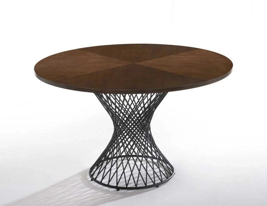 Dining Table: Trese Round Dining Table